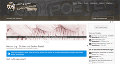 Desktop Screenshot of poeten.org