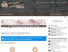 Tablet Screenshot of poeten.org
